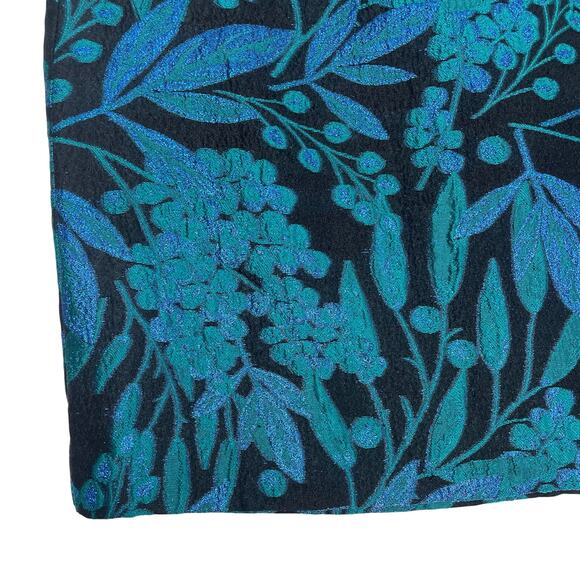 Lilly Pulitzer Redmond Mini Skirt in Multi Blue Green Metallic Jacquard Womens 8 - Picture 3 of 7